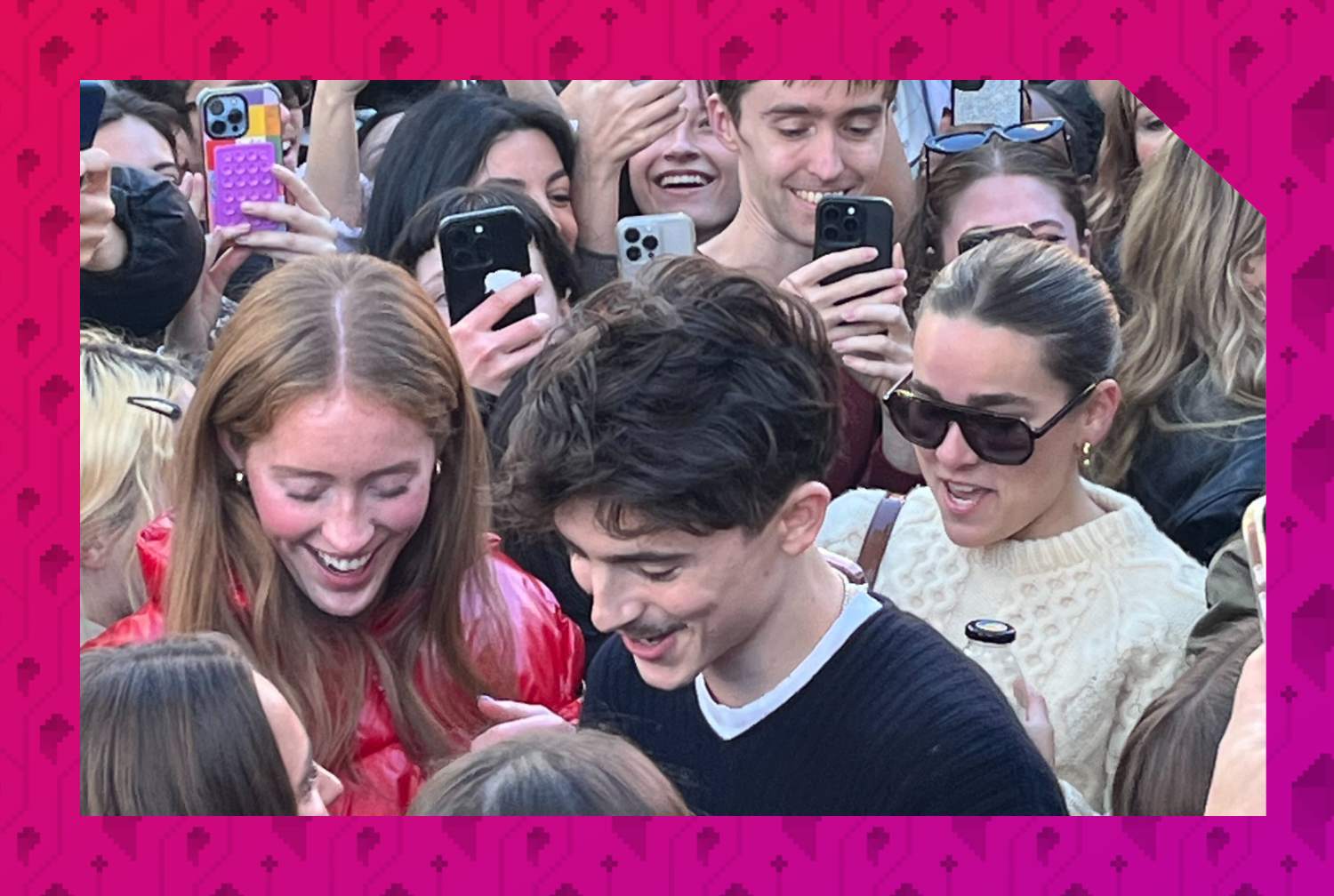Timothée Chalamet crashed his own look-alike contest, then things got chaotic